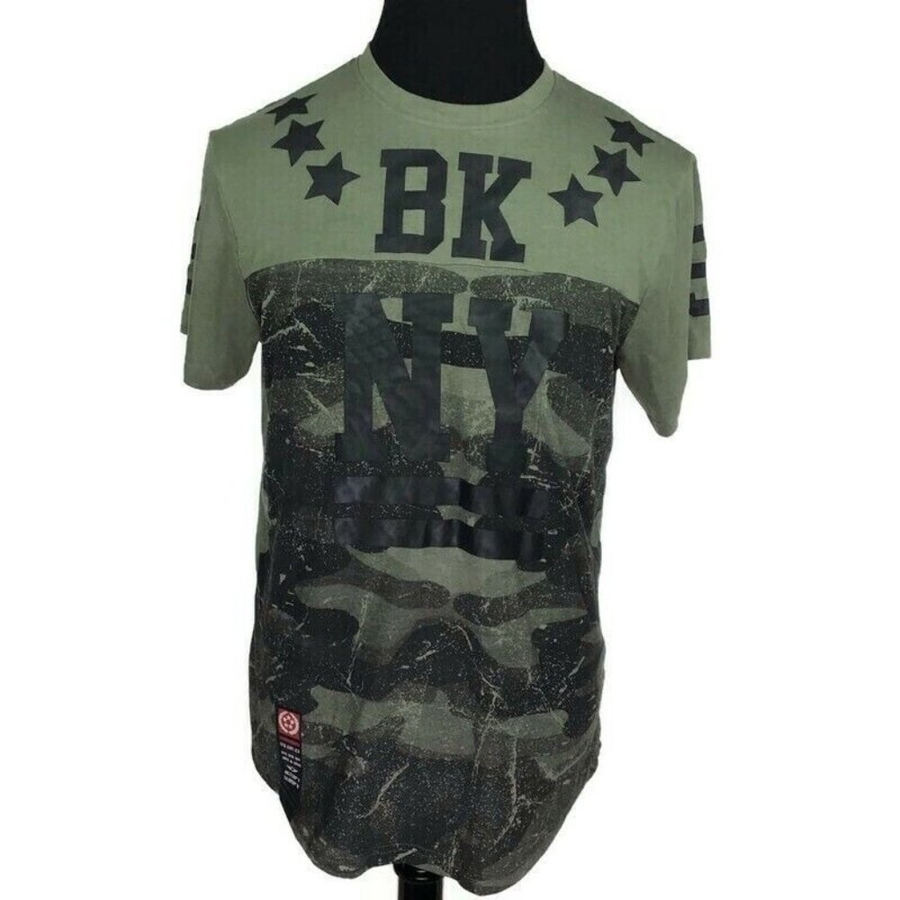 Bushwick Brooklyn New York T-Shirt Olive Green NYC Urban Hip Hop NY Mens Medium